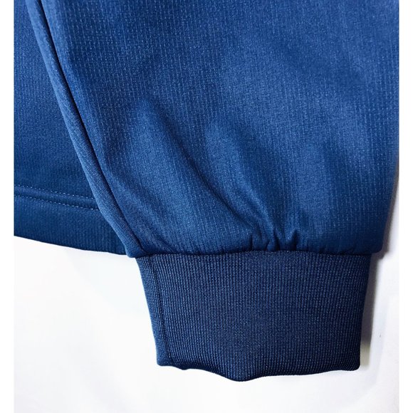 Cole Haan Mens Navy Blue Full Zip Hooded Soft Shell Windbreaker Jacket Sz XL NWT - Picture 8 of 13